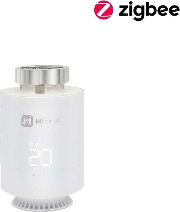 Image du produit Konjac Sponge Thermostat de radiateur Hihome Smart Zigbee