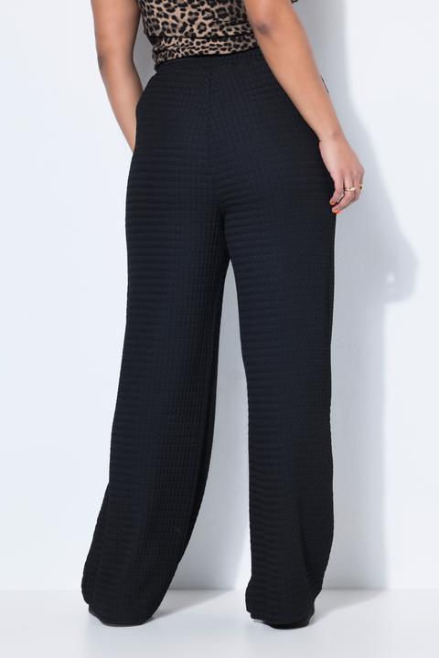 Produktbild Studio Untold Hose, Wide Legs, Waffelstruktur, Elastikbund (58)