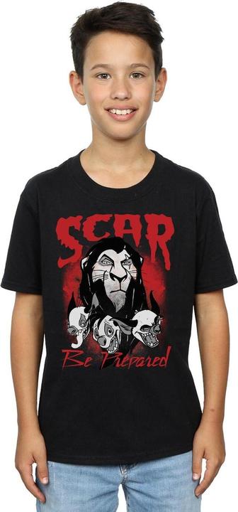 Immagine prodotto Disney The Lion King Scar Be Prepared Maglietta Ragazzi (152, 158)