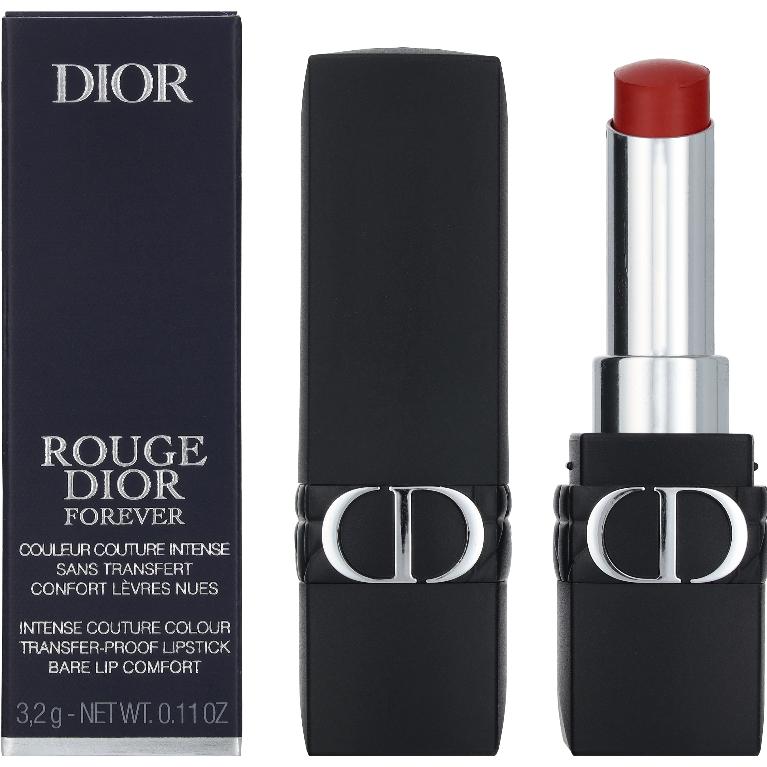 Dior, Lippenstift + lipgloss, Rouge Forever (840 Voor altijd stralend)
