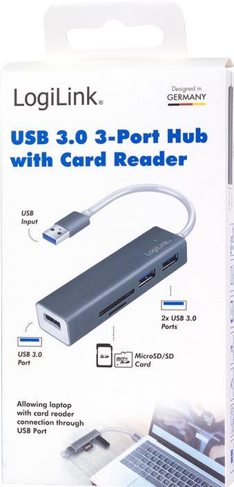 Image du produit LogiLink UA0306 (USB-A, 3 Ports)