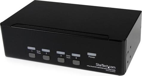Produktbild StarTech 4 Port Dual DVI USB KVM Switch