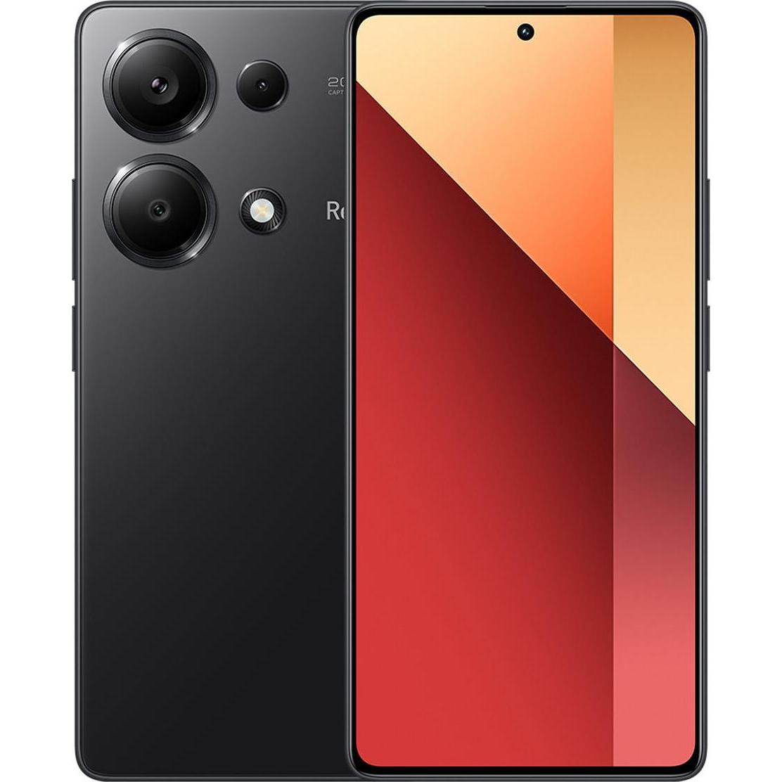 Xiaomi Redmi Note 13 Pro (256 GB, Midnight Black, 6.67", Dual SIM, 4G), Smartphone, Schwarz