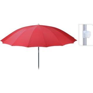 Merkloos, Sonnenschirm, Sonnenschirm Shanghai Ø240 cm, Rot