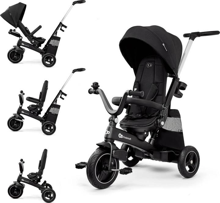 Actual product image KinderKraft Easytwist Black Trójkołowy