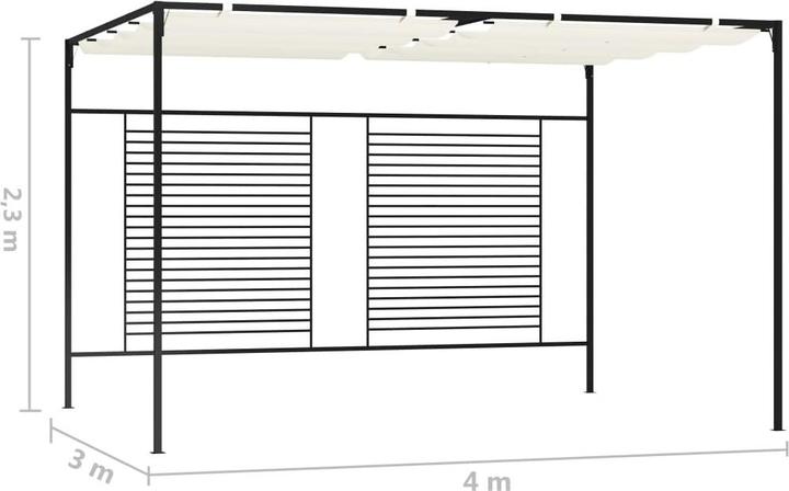 Image du produit vidaXL Gartenpavillon (300 cm, 400 cm)