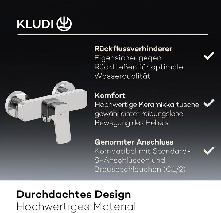 Produktbild Kludi X3 Duscharmatur Aufputz, Brause-Einhandmischer