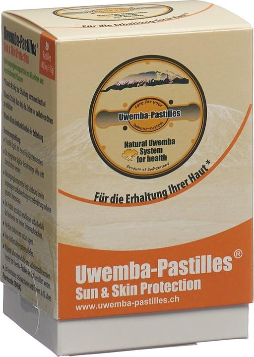Immagine prodotto Uwemba Pastilles Pastiglie di protezione solare e cutanea (80 Pezzo/i, Pastiglie, 109 g)