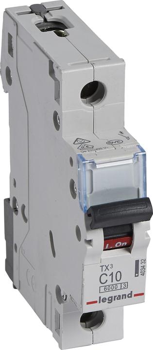 Actual product image Legrand Circuit breaker Tx3 403432 Ls C10A 1P 6Ka 1M 403432