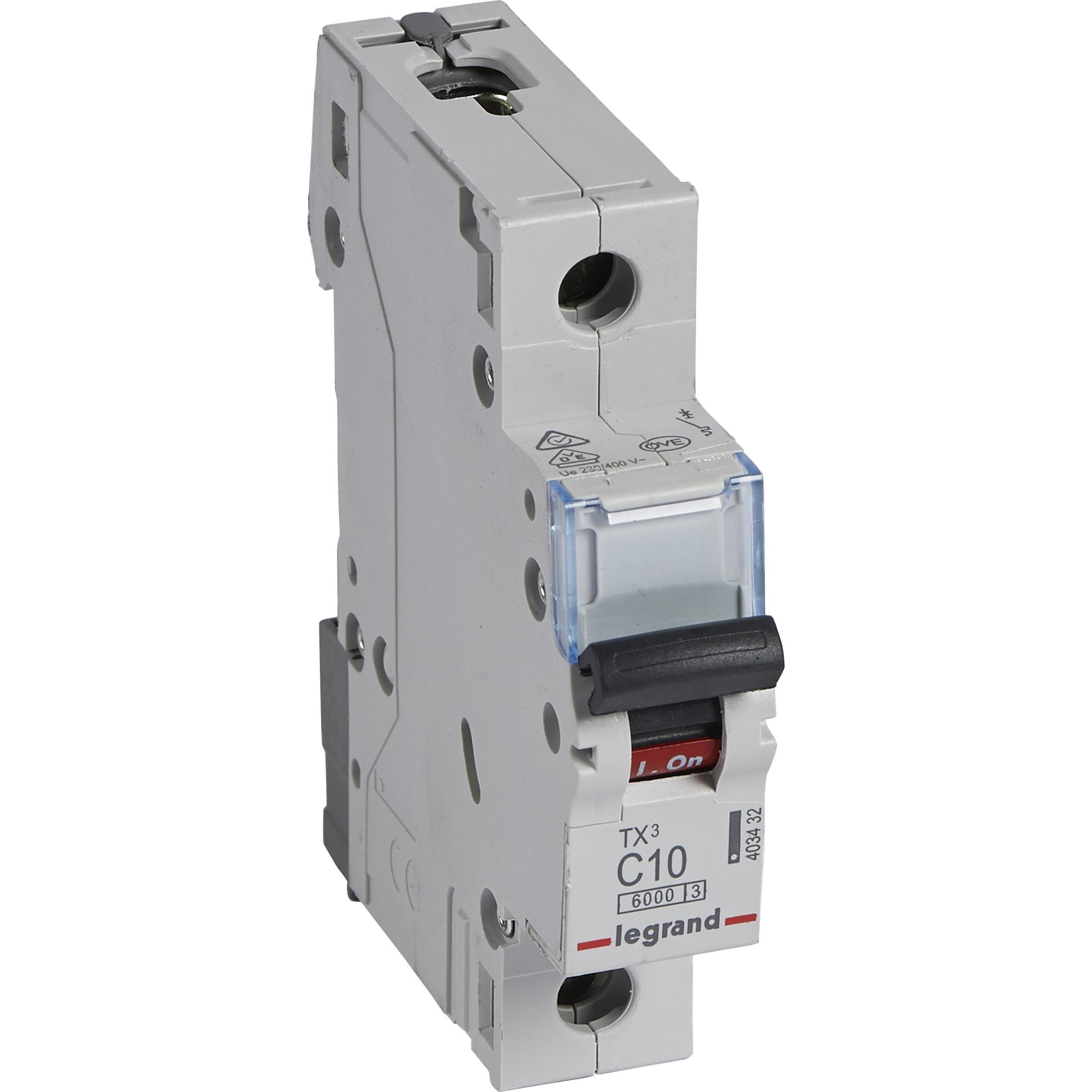 Legrand, Schutzschalter, TX3 Leitungsschutzschalter C-Charakteristik