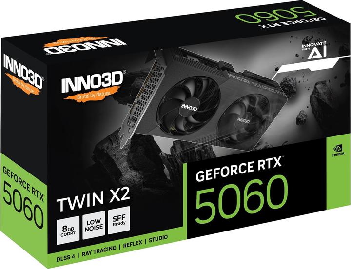 Actual product image Inno3D GeForce RTX 5060 Twin X2 (8 GB)