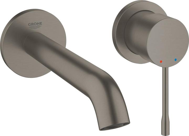 Produktbild Grohe 2-Loch-Waschtischbatterie ESSENCE Ausldg 183mm ha graph gebü