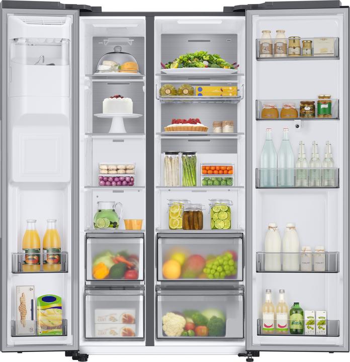 Produktbild Samsung RS6HA8891SL/EG Side-by-Side Kühlkombination Freistehend E Edelstahl (591 l)