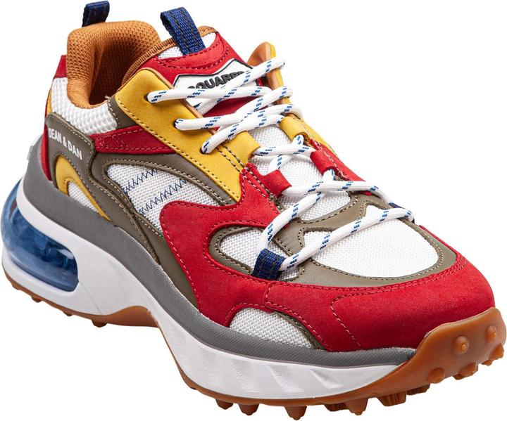 Dsquared2 multicolor suede and mesh bubble sneakers (41)