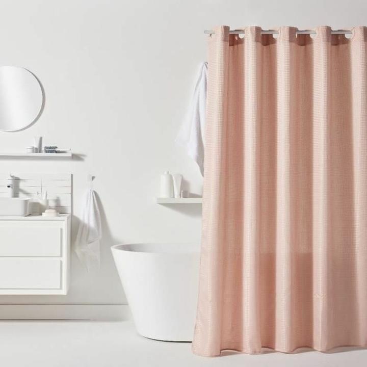 Produktbild Today Duschvorhang Rose Polyester 180 x 200 cm (12 Stück) (180 x 200 cm)
