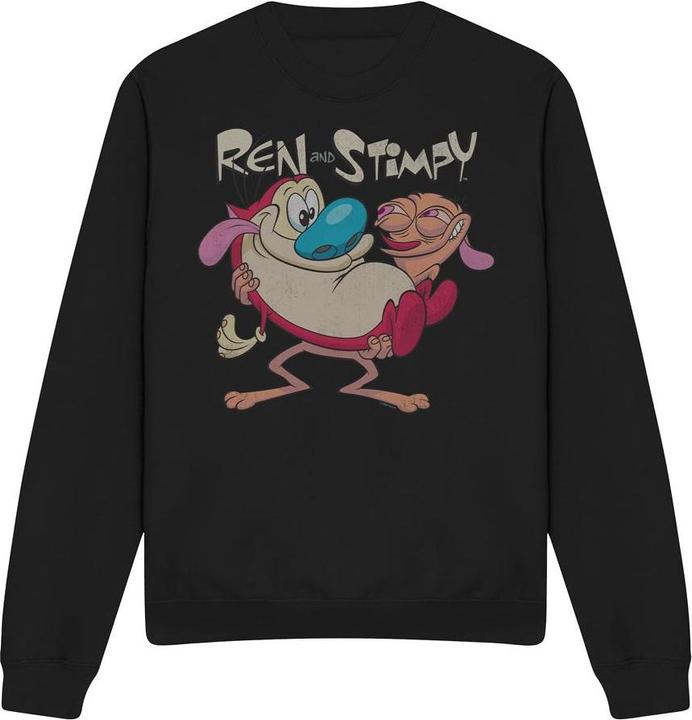 Actual product image Ren & Stimpy Unisex Adult Two Of A Kind Sweatshirt (XXL)