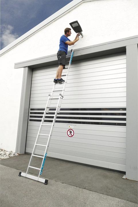 Produktbild Zarges Schiebeleiter Everest Plus 2E 2 x 10 Stufen (Regalleiter)