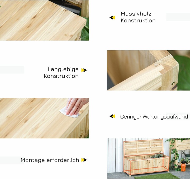 Image du produit Jamb Banc de jardin, banc coffre