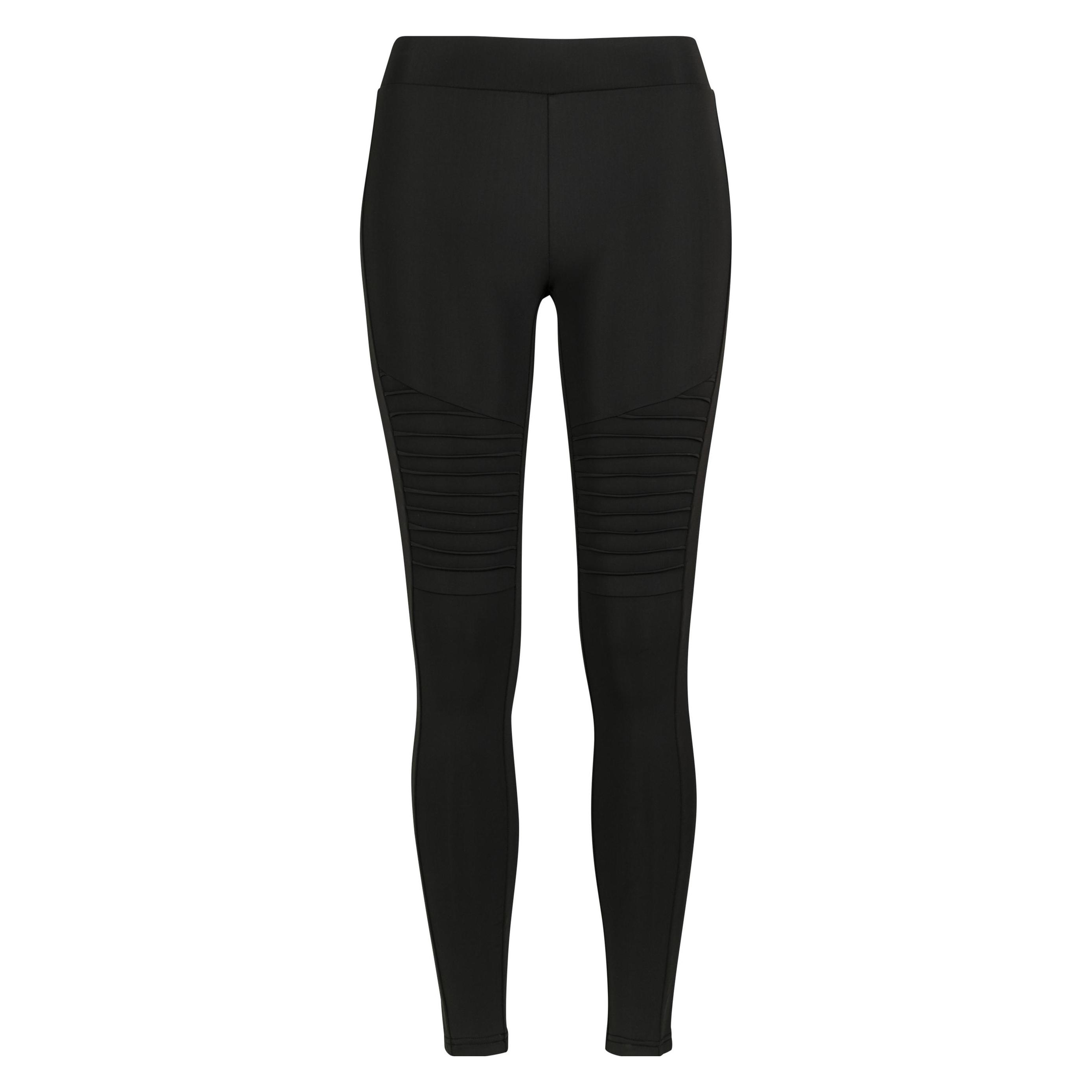 Urban Classics, Damen, Hosen, Ladies Tech Biker Leggings, Schwarz, (Xl)