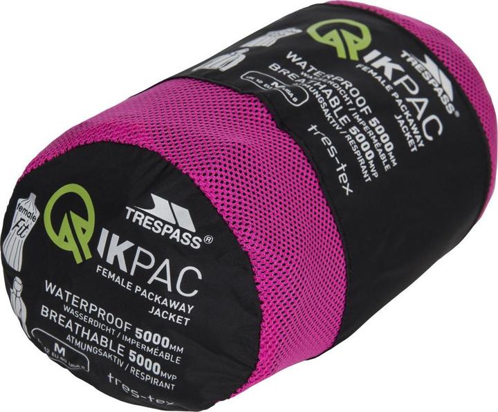 Produktbild Trespass Qikpac Regenjacke Wasserdicht Verstaubar (XS)