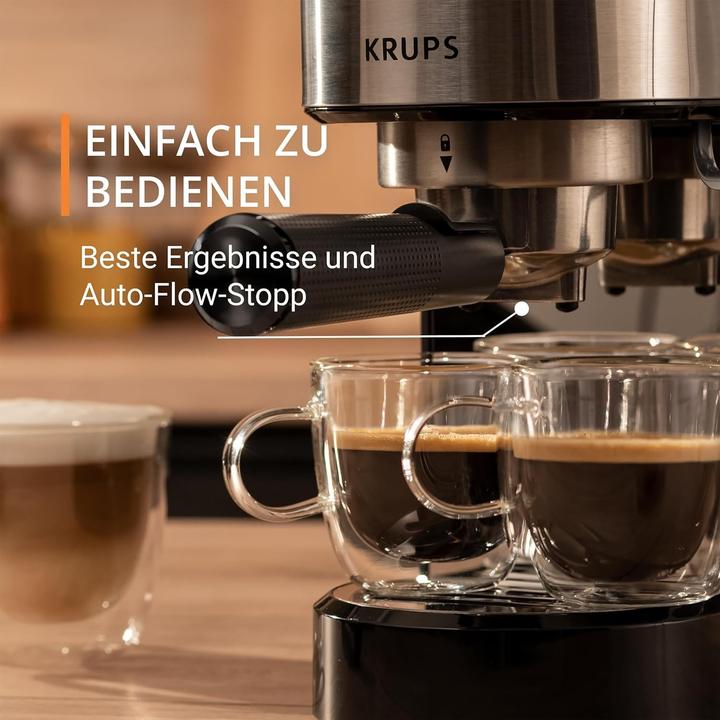 Produktbild Krups XP4418 Virtuoso Essential Espresso Siebträger, Kaffeemaschine
