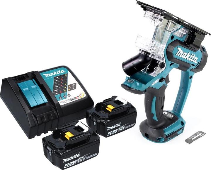 Actual product image Makita DSD 180 RM Battery plasterboard saw 18 V + 2x battery 4.0 Ah + charger