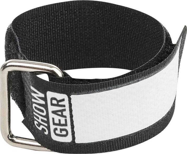 Actual product image Showgear Snap Fastener 20x200 Black 10 pieces (Velcro cable ties, 200 mm, 10 pcs.)