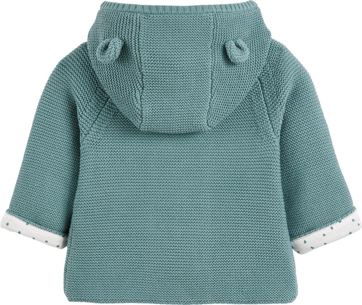 Image du produit La Redoute Collections Veste en tricot avec capuche (86)