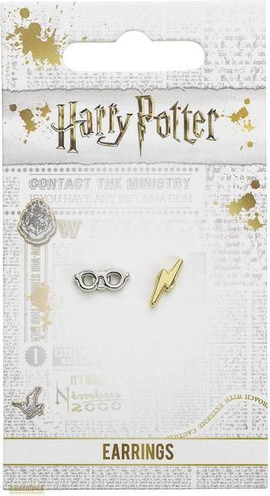Image du produit GED Harry Potter Lightning Bolt & Glasses Earrings