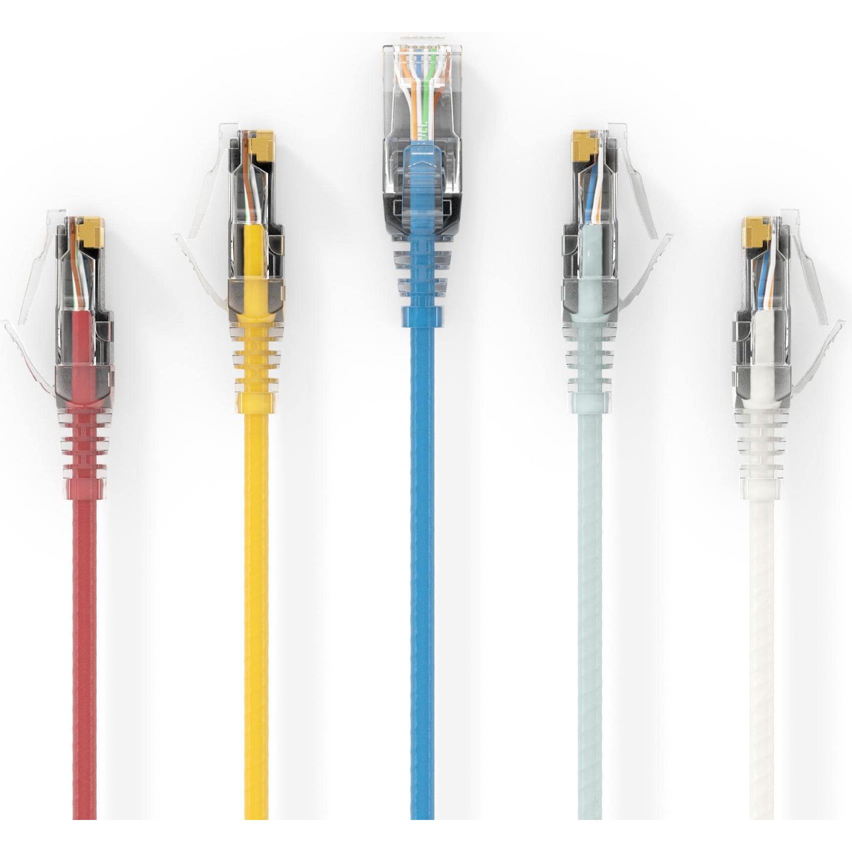 Cavo Lan Ethernet Utp Rj-45 Patch Di Rete Internet Rosso 2m 2 Metri Prolunga Pc 92586114 - Foto 12