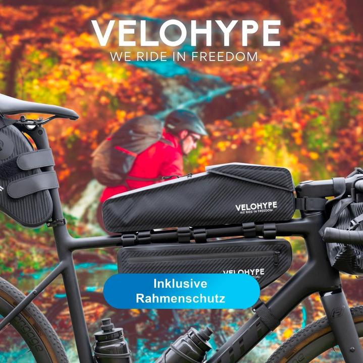 Image du produit Velohype Bikepacking Rahmentasche (3 l, Sacoche de cadre)