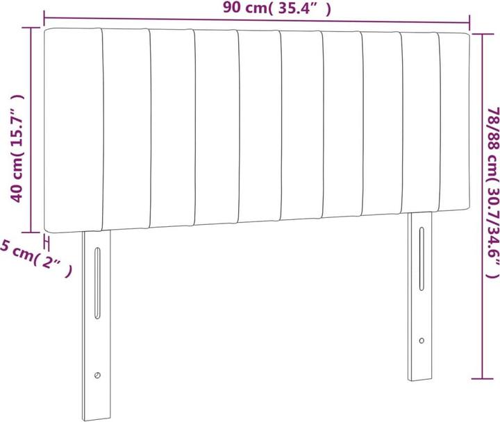 Immagine prodotto vidaXL Laureen (90 x 5 x 88 cm)