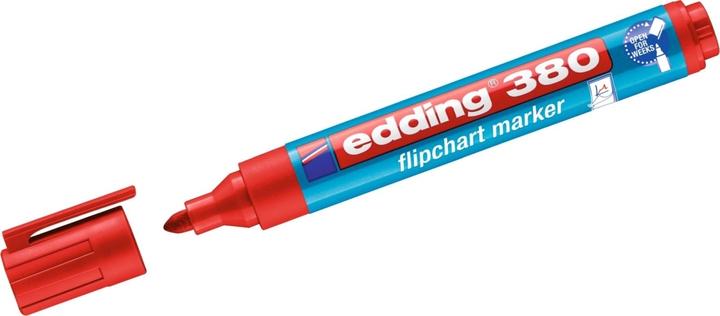 Actual product image Edding Flipchart Marker 380 (Red, 3 mm, 1 x)