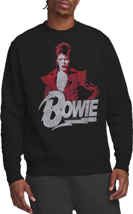 Actual product image David Bowie Unisex Adult Diamond Sweatshirt (XL)