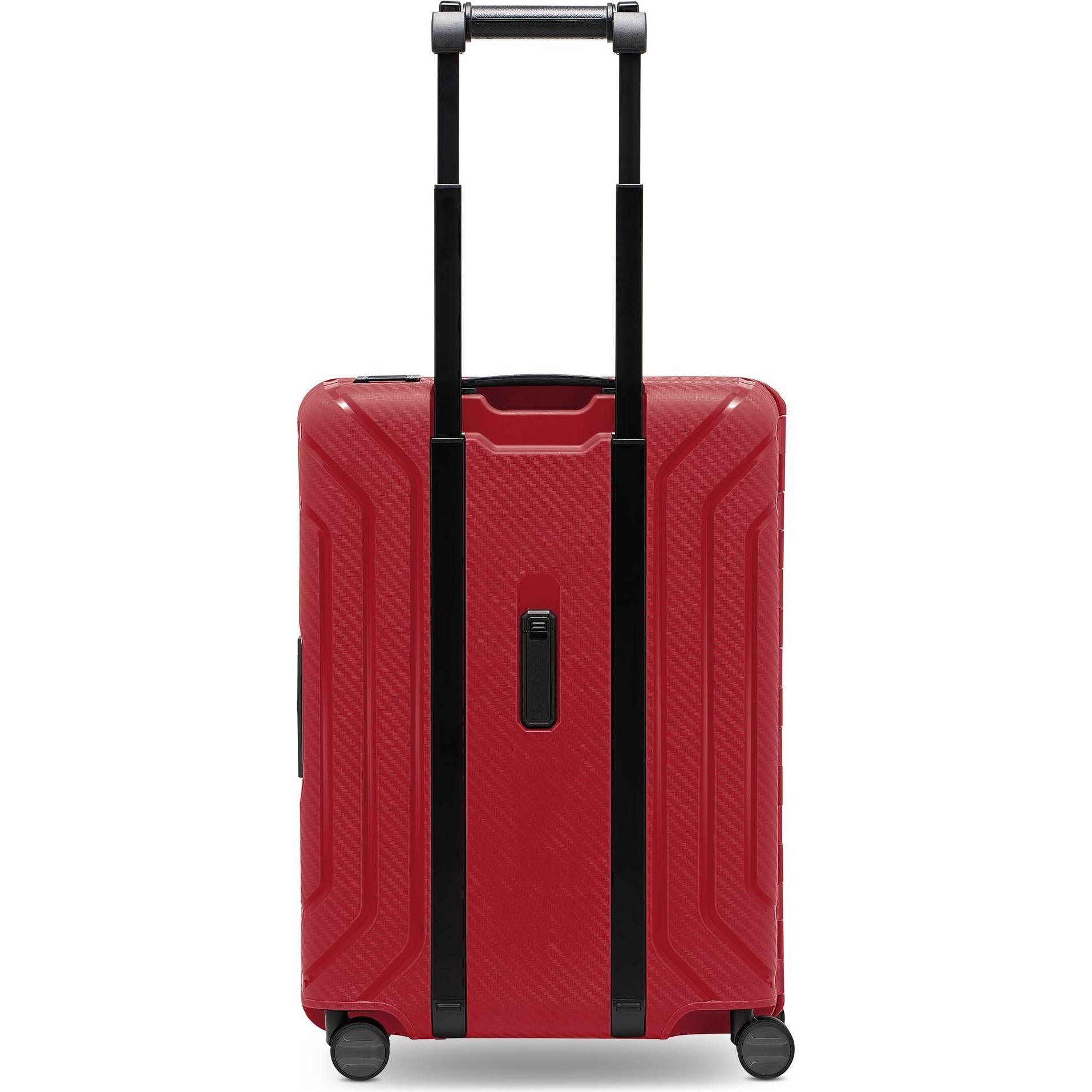 Thumbnail - Redolz, Koffer, Essentials 15 4-Rollen Kabinentrolley 55 cm mit Dreipunkt-Verschluss, Rot, (40 l, Handgepäck (bis 50l))