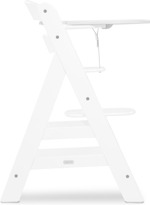 Actual product image Hauck Alpha+ High Chair, White with Alpha Click Tray (Highchair)