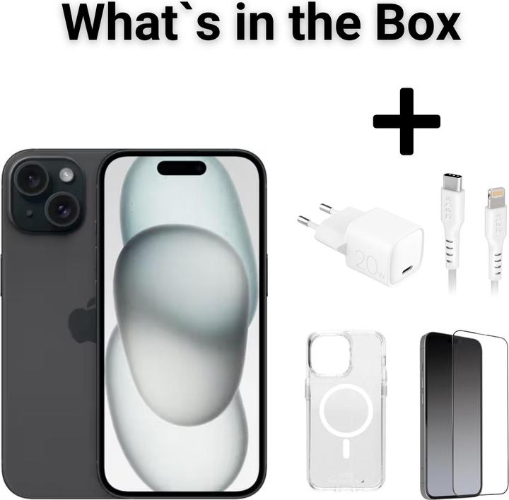 Image du produit Reenova iPhone 15 (256 Go, Titane noir, 18467", 48 Mpx, SIM + eSIM, A / Comme neuf)