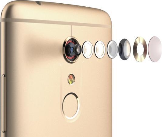 Actual product image ZTE Axon 7 (64 GB, Ion Gold, 5.50", Hybrid Dual SIM, 4G)
