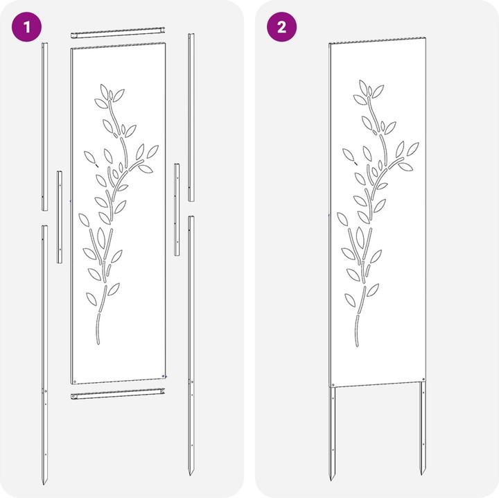 Produktbild vidaXL Gartensichtschutz (32 cm)
