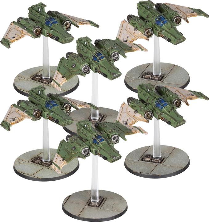 Produktbild Games Workshop Legions Imperialis: Xiphon Interceptor Squadron (Kunststoff)