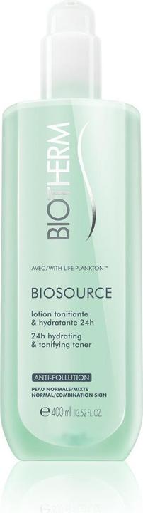 Actual product image Biotherm Biosource Hydrating Tonifying Toner Normal/Combination Skin 24H (Face toner, 400 ml)