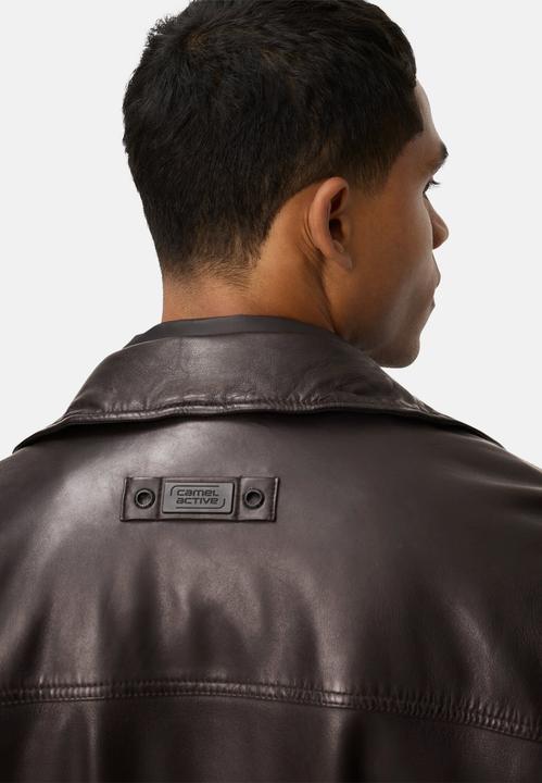 Actual product image Camel Active Lederjacke mit Steppfutter (58)