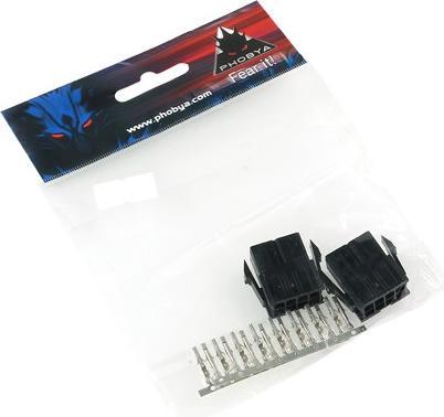 Produktbild Phobya VGA Power Connector 8Pin Buchse, 2 Stück