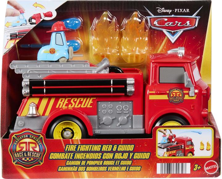 Actual product image Mattel Disney Pixar Cars Feuerwehrauto Red & Guido