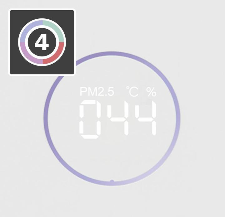 Produktbild Laserliner AirBreeze 360UV Luftreiniger 80m² Weiss (80 m²)