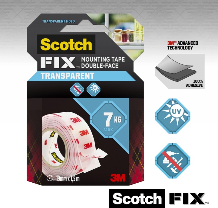 Produktbild Scotch Fix Montageband (19 mm)