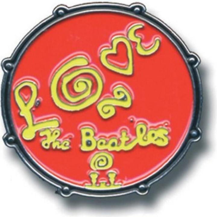 Actual product image The Beatles Drum Love Badge