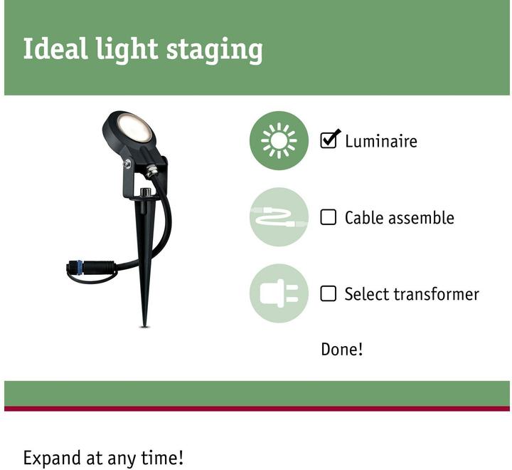 Produktbild Paulmann Outdoor Plug & Shine Sting Spot (655 lm, IP67)
