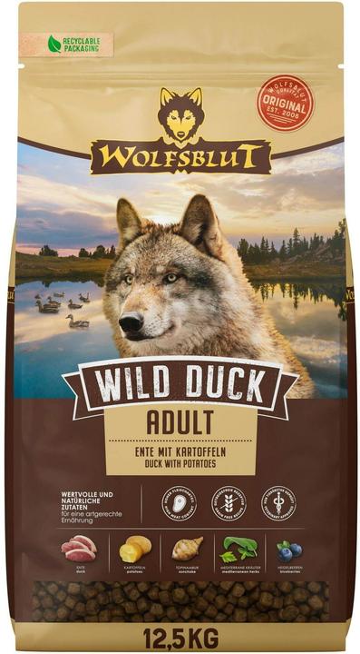 Wolfsblut Anatra selvatica (Adulto, 1 pz., 12500 g)