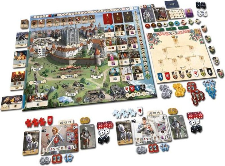 Actual product image Asmodée UGGD0010 - Glory: A Game of Knights - Brettspiel, für 1-4 Spieler, ab 14 Jahren (DE-Ausgabe) (German)